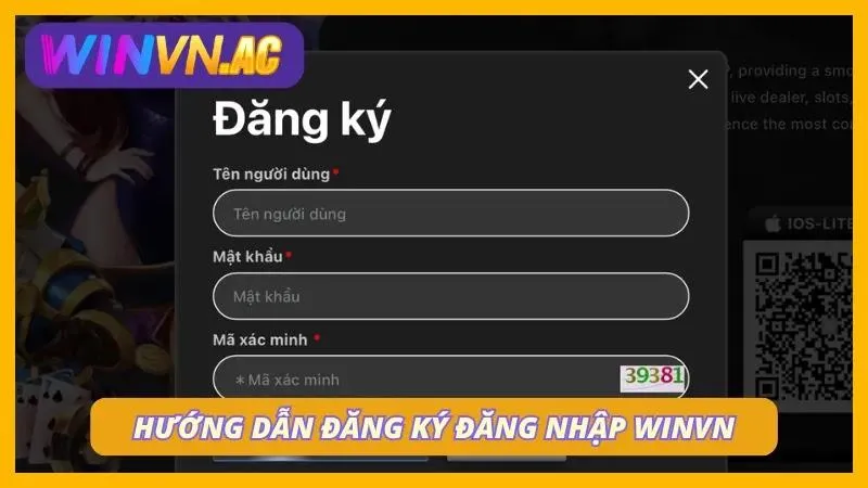 Biểu mẫu điền thông tin khởi tạo tài khoản thành viên mới