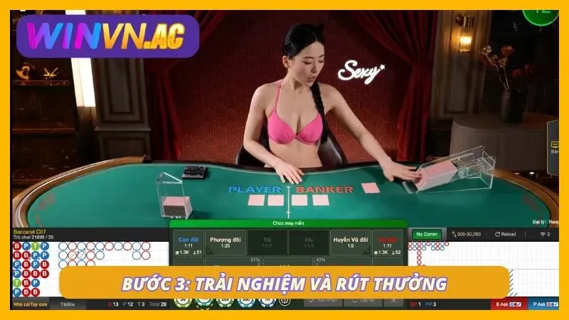 Tham gia trải nghiệm và rút thưởng nếu thắng