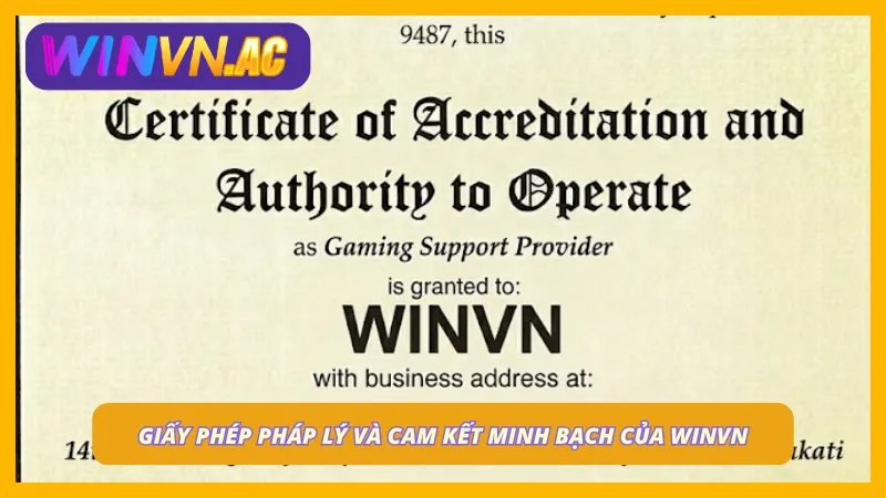 Chứng nhận hoạt động giúp củng cố niềm tin với người tham gia