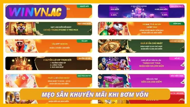 Người chơi săn khuyến mãi nạp tiền cực khủng 2026