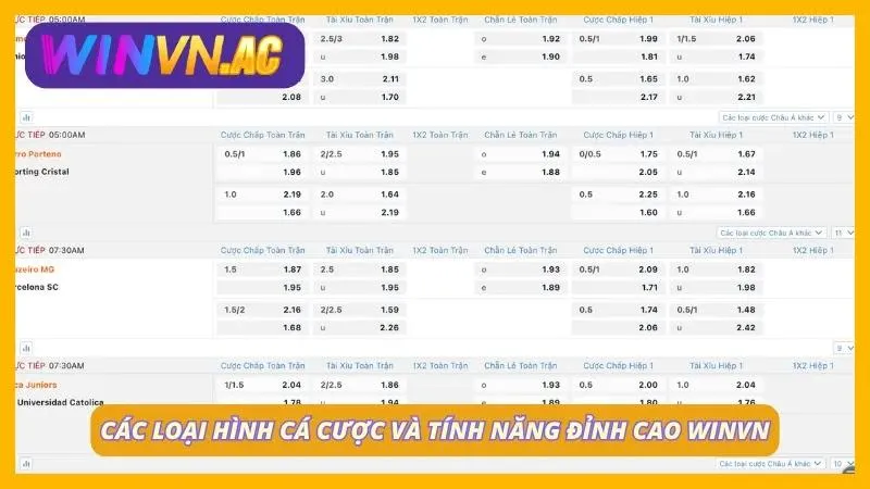 Một vài loại hình anh em bet thủ nên biết