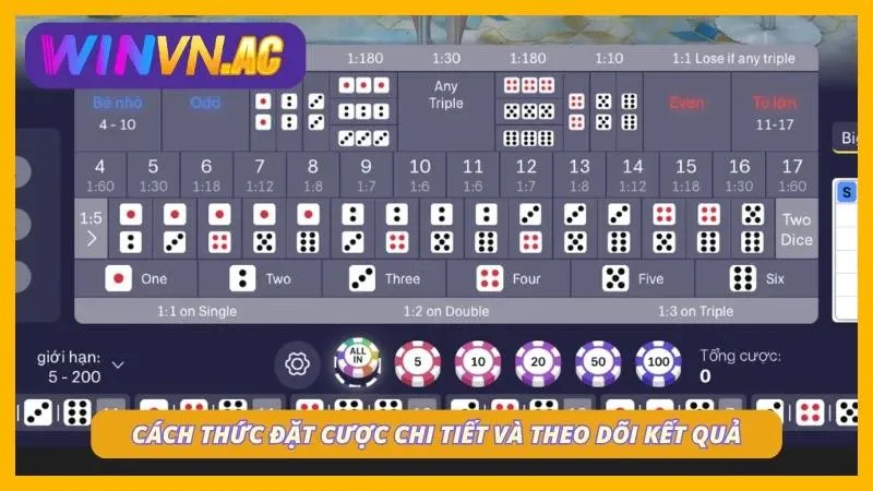 Cận cảnh giao diện chip cược được đặt trên bàn