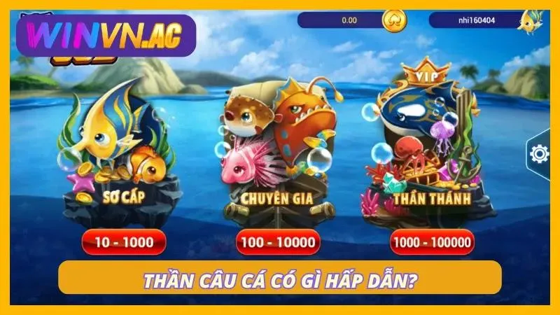 Giao diện đại dương rực rỡ sắc màu thu hút người chơi